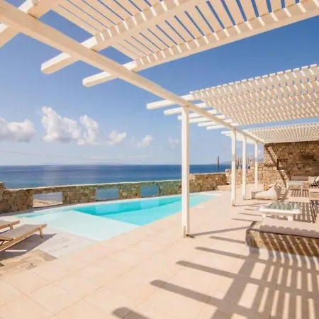 Elite With Pool & Sea View Villa Houlakia (Mykonos)