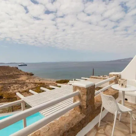 Elite With Pool & Sea View Villa Houlakia (Mykonos)