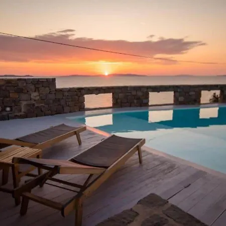 Elite With Pool & Sea View Villa Houlakia (Mykonos)