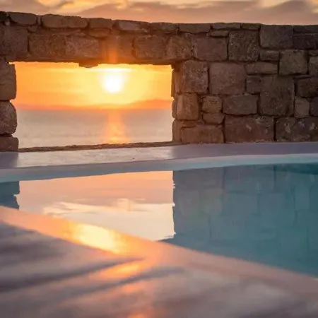 Elite With Pool & Sea View * Houlakia (Mykonos)
